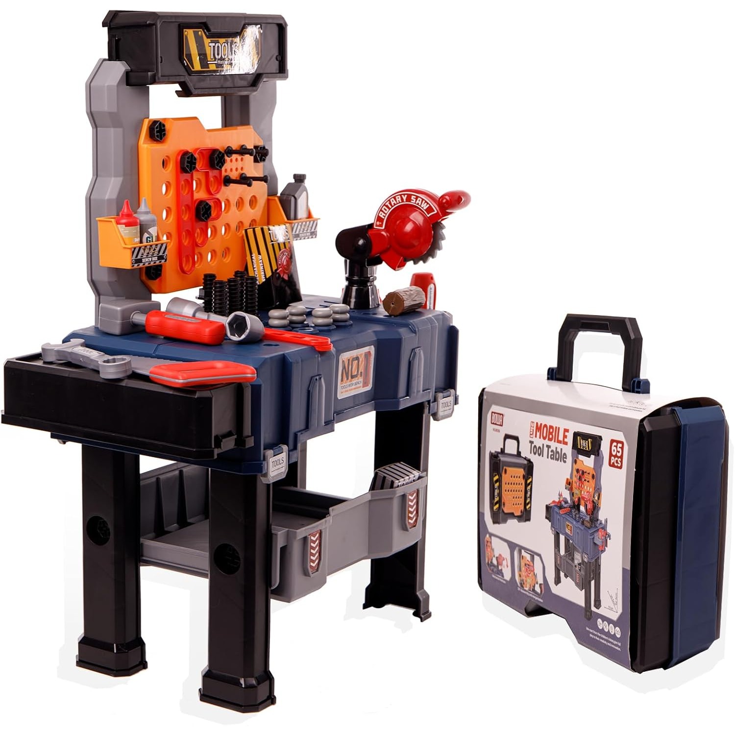 Tools Workshop Kids - 65 Buah Set Bangku Alat Anak-anak