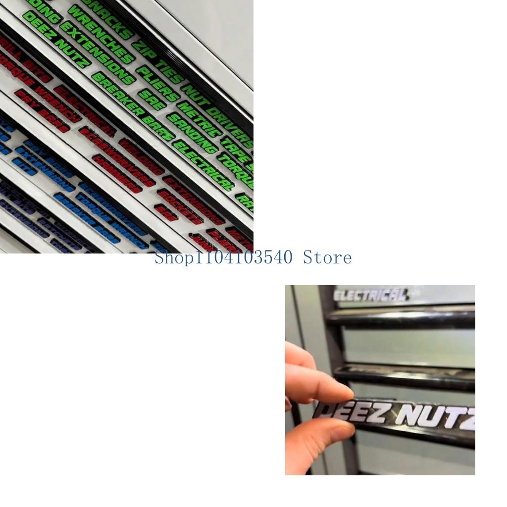Workshop Tools With Name - 02DC Label Pengatur Alat Garasi Label