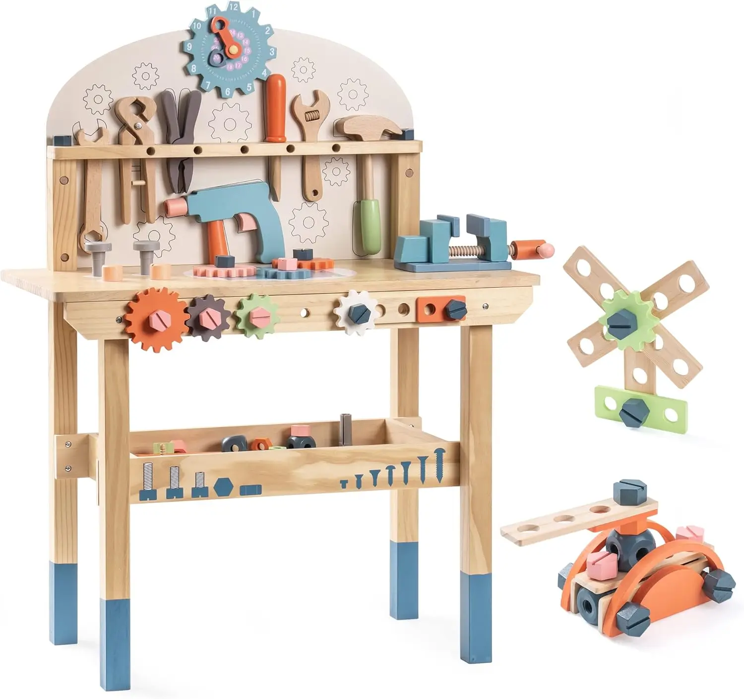 Tools Workshop Kids - Robotime Robud Set Bangku Alat Anak-anak