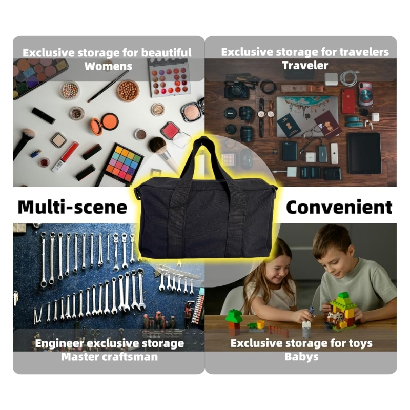 Workshop Use Tools - Tas Peralatan Kain Kokoh Bukaan Lebar
