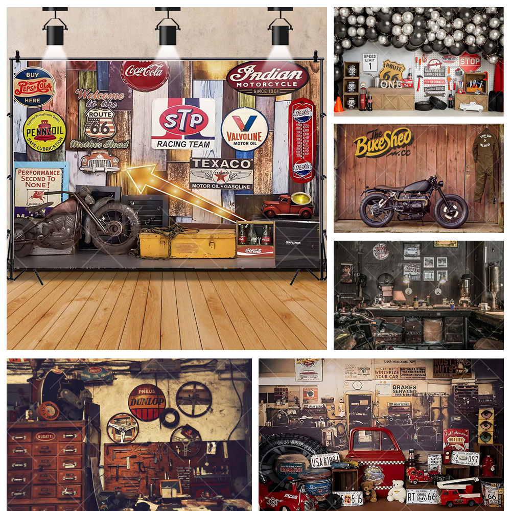 Tools Workshop Kids - Alat reparasi mobil sepeda motor Retro