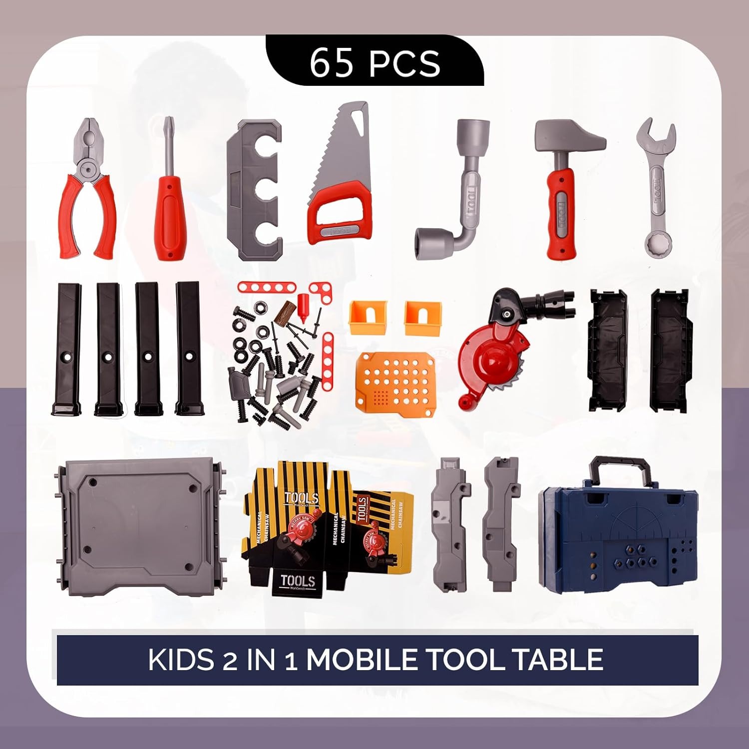 65 Buah Set Bangku Alat Anak-a - Tools Workshop Kids ulasan dan harga