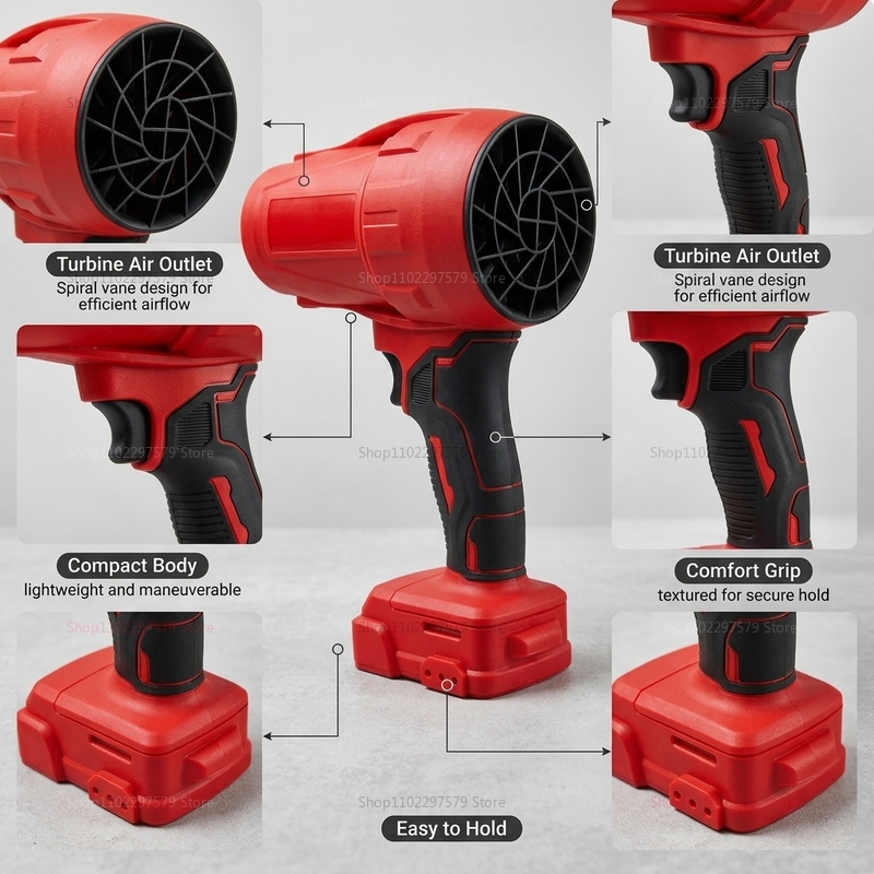 Kipas Turbo Tanpa Kabel 18V de - Workshop Use Tools ulasan dan harga