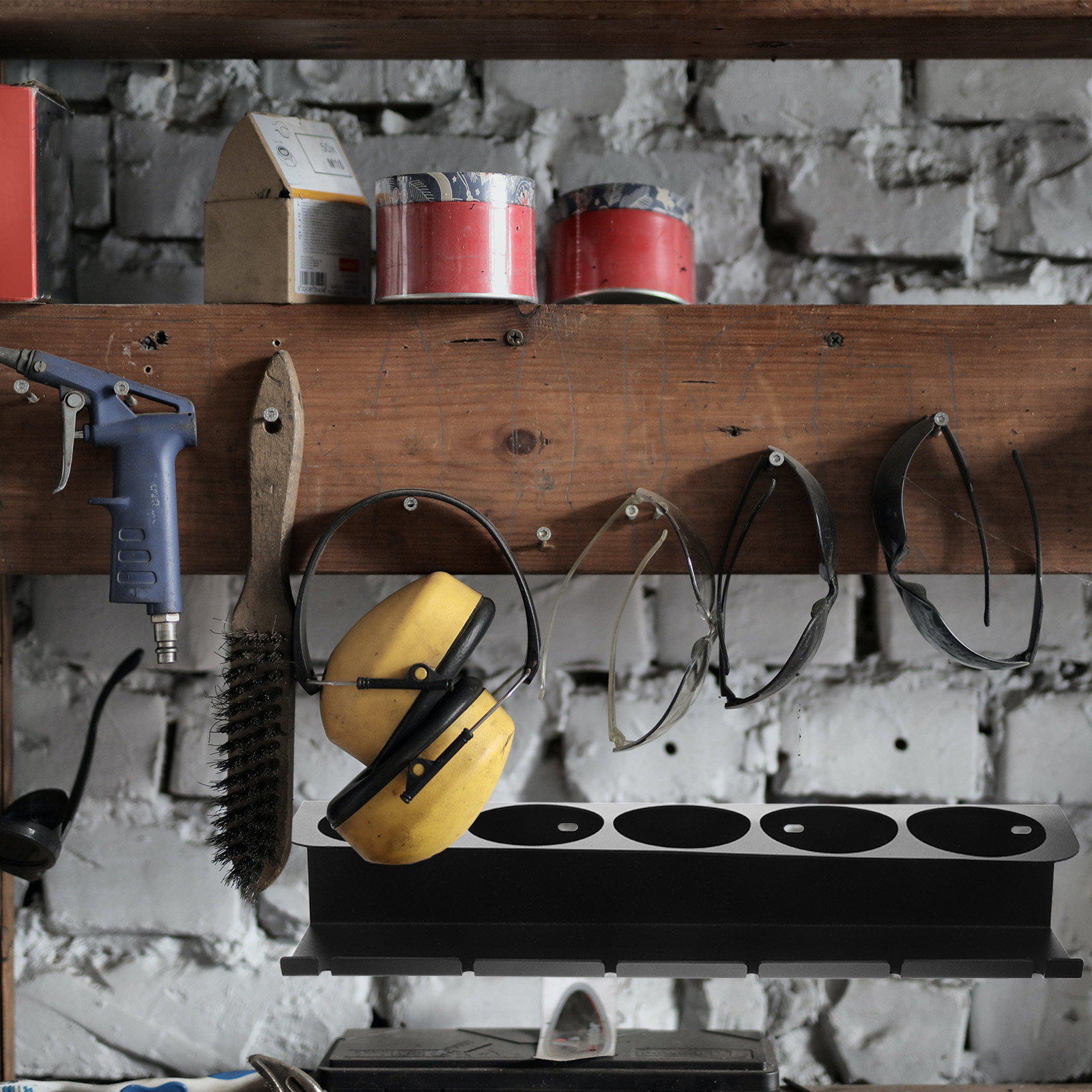 1Set Rak Penyimpanan Alat List - Power Tools In Workshop ulasan dan harga