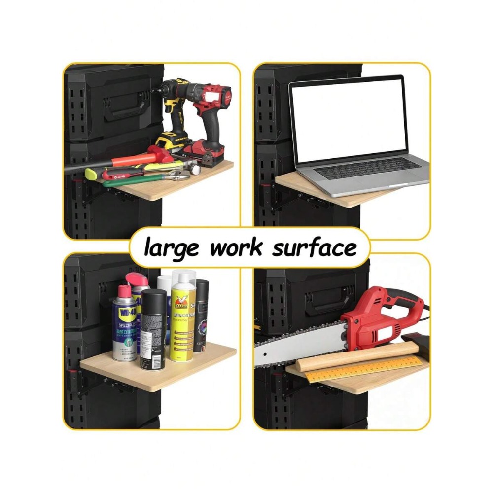 Meja Kerja Lipat untuk Dipasan - Tools Box For Workshop ulasan dan harga