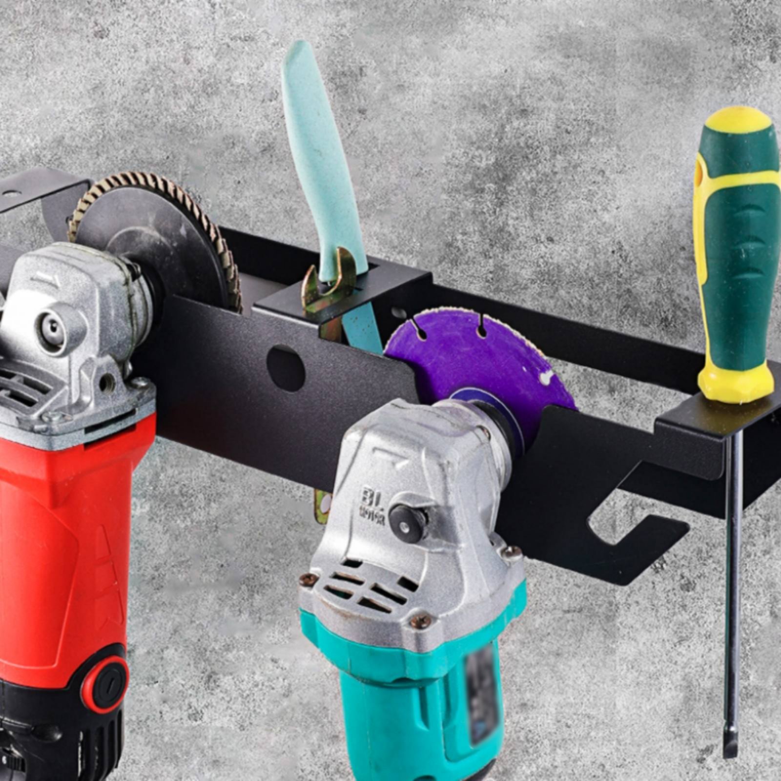 Rak Penggiling Sudut 4 Bay, Ra - Power Tools In Workshop ulasan dan harga