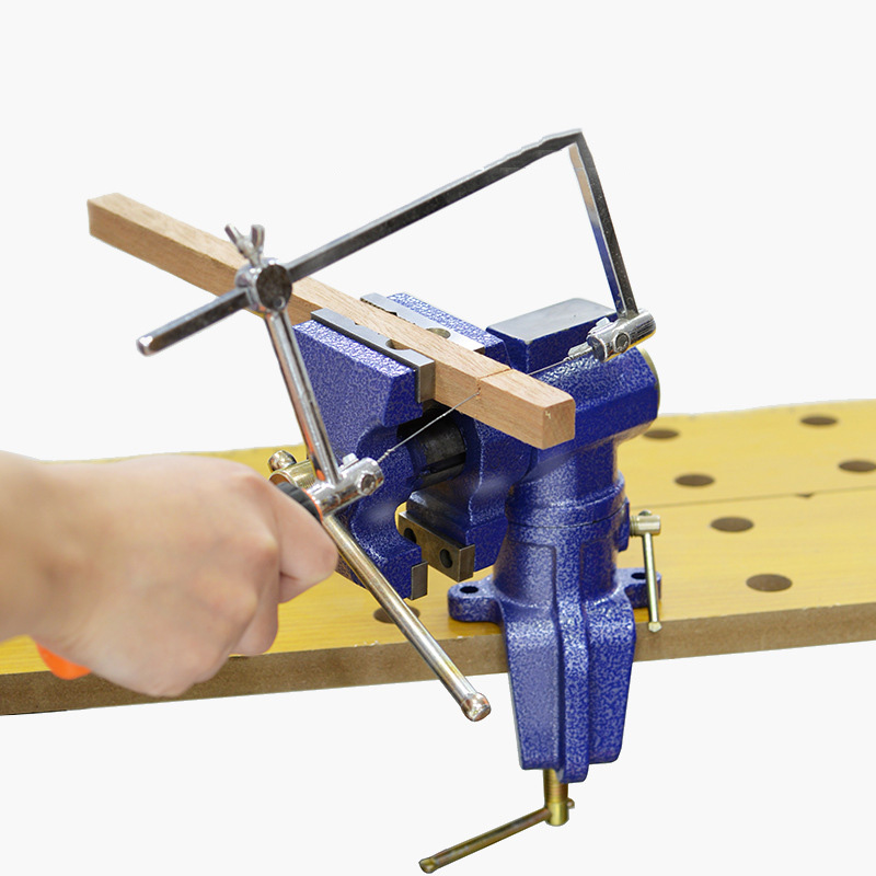 Double Jaw Table Vise dasar pu - Bench Vise Swivel ulasan dan harga