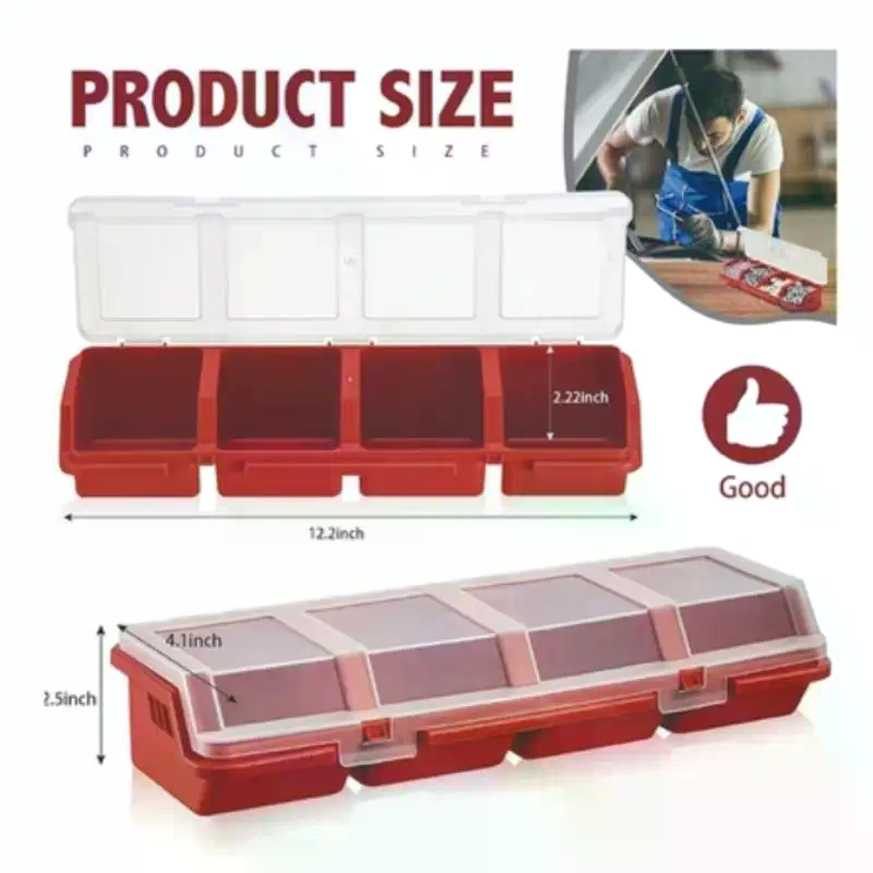 Kotak Organizer Sekrup Plastik - Tools Box For Workshop ulasan dan harga