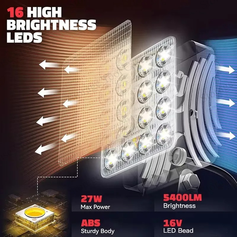 Lampu Kerja LED 90W untuk Bate - Workshop Electric Tools ulasan dan harga