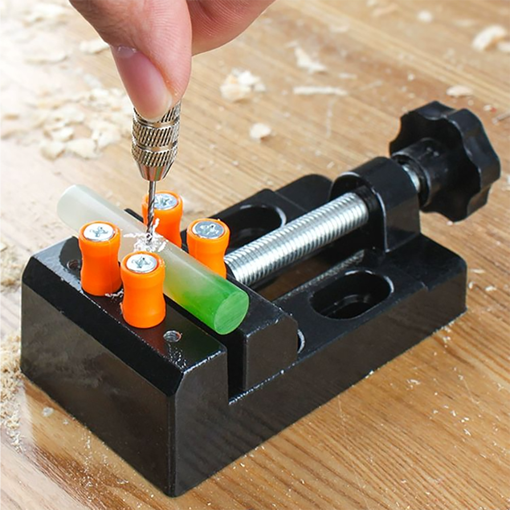 Klem Meja Mini 57mm Heavy Duty - Bench Vise Swivel ulasan dan harga