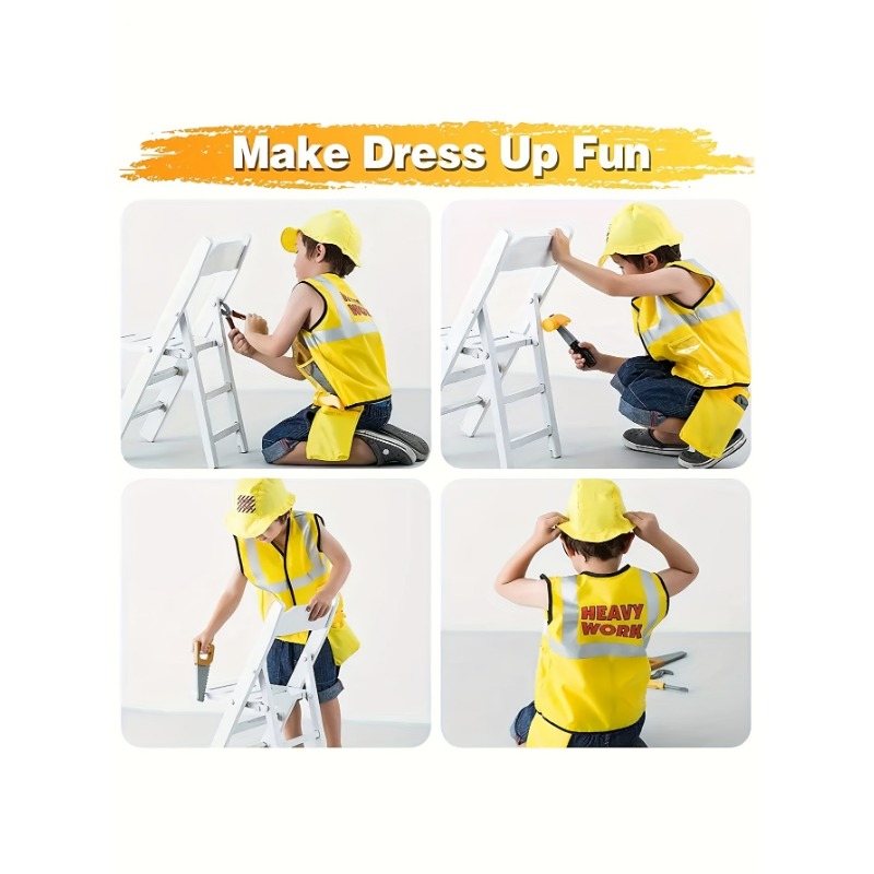 Kostum rompi pekerja konstruks - Tools Workshop Kids ulasan dan harga