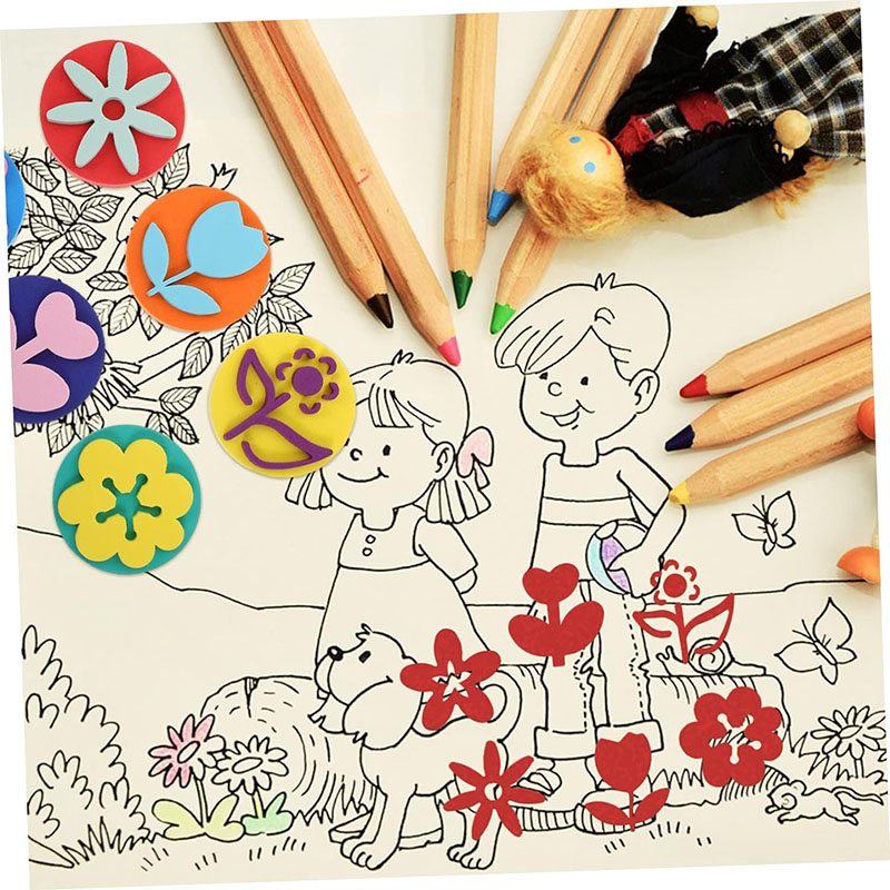 6 buah/kantong stempel busa un - Tools Workshop Kids ulasan dan harga