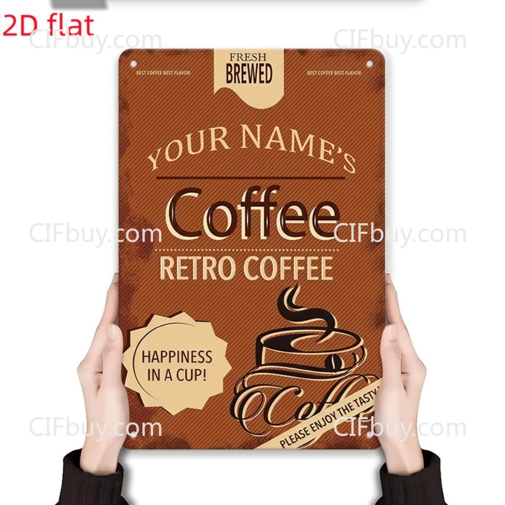 Papan Nama Logam Vintage 2D Da - Workshop Tools With Name ulasan dan harga