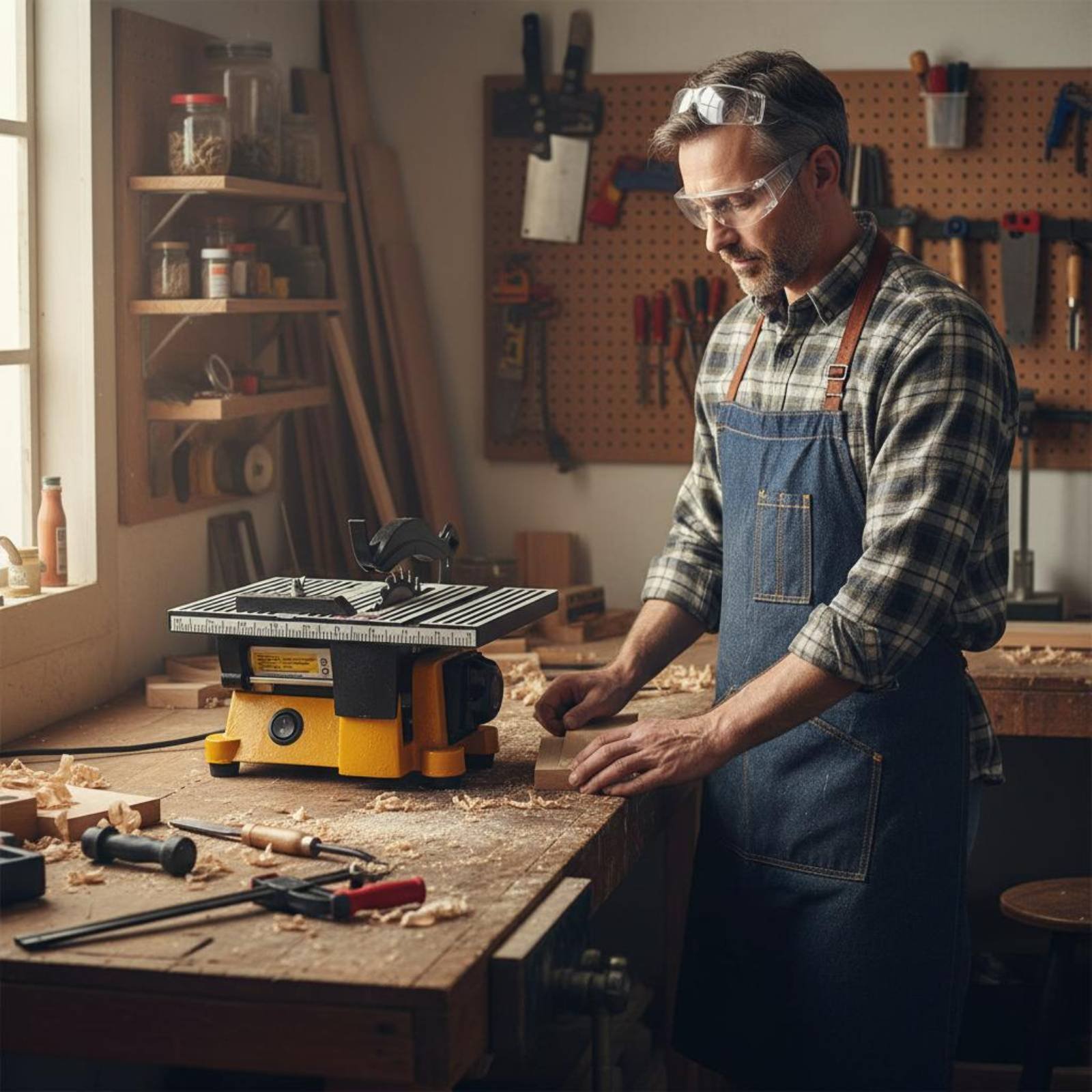 Gergaji Meja Mini Portabel Mes - Power Tools In Workshop ulasan dan harga