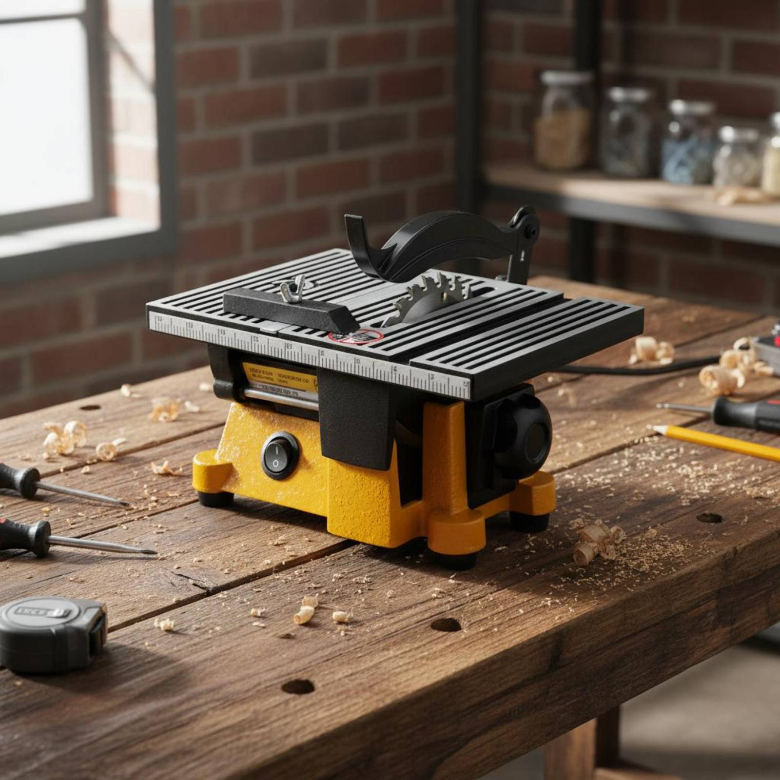 Gergaji Meja Mini Portabel Mes - Power Tools In Workshop ulasan dan harga